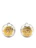 Chanel 100% Metal Gold Toned Silver Toned Vintage Chanel Coco Mark Earrings in Silver and Gold Plated Metal for Women One size - photo 1