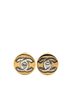 Chanel 100% Metal Silver Toned Gold Toned Vintage Chanel Coco Mark Turnlock Earrings in Gold and Silver Plated Metal for Women One size - photo 1