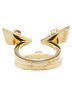 Fendi 100% Other Gold Toned Fendi Bugs Eye Monster Ring, #S, Gold Plated with Faux Pearls, Women's, FENDI One size - photo 4