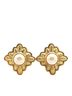 Chanel 100% Pearl Gold Toned CHANEL Vintage Pearl Earrings, Gold Plated, Women's One size - photo 1