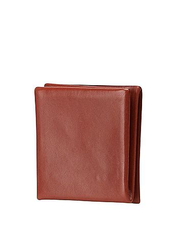 Hermès Hermes Hermès Zulu wallet/coin case, brown and pink Chevre, women's. (view 2)
