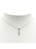 Tiffany 100% Sterling Silver Multi Color Tiffany & Co. Kiss Bar single diamond necklace in 925 silver for women. TIFFANY One size - photo 7