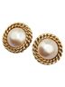 Chanel 100% Pearl Gold Toned CHANEL Vintage Pearl Earrings, Gold Plated, Women's One size - photo 1
