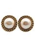 Chanel 100% Pearl Gold Toned CHANEL Vintage Pearl Earrings, Gold Plated, Women's One size - photo 2