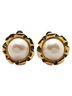 Chanel 100% Other Gold Toned Chanel earrings, gold plated, with faux pearls, for women. One size - photo 2