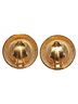 Chanel 100% Faux Pearl Gold Toned CHANEL Round Earrings, Gold Plated, Faux Pearl, Women's One size - photo 3