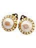 Chanel 100% Other Gold Toned Chanel earrings, gold plated, with faux pearls, for women. One size - photo 1