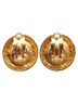 Chanel 100% Faux Pearl Gold Toned CHANEL Round Earrings, Gold Plated, Faux Pearl, Women's One size - photo 3