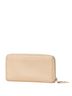 Saint Laurent 100% Leather Tan Saint Laurent round zipper long wallet in beige leather for women. One size - photo 2