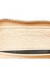 Saint Laurent 100% Leather Tan Saint Laurent round zipper long wallet in beige leather for women. One size - photo 9