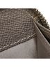 Tod's 100% Leather Gray Tod's Logo Plate Long Wallet, Round Zipper, Greige Leather, Women's, TOD'S One size - photo 10