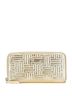 Tod's 100% Leather Gold Tod's Long Wallet with Round Zipper, Gold Leather, Women's, TOD'S One size - photo 1