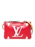 Louis Vuitton 100% Coated Canvas Brown Pink Red Louis Vuitton Monogram Giant Pochette Double Zip Crossbody Shoulder Bag M67561 Rouge Red Pink Leather Women's LOUIS VUITTON One size - photo 1