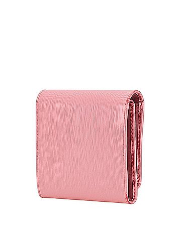Prada Prada Tri-fold Wallet Pink Leather Women's PRADA (view 2)