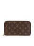 Louis Vuitton 100% Pvc Brown Louis Vuitton Monogram Zippy Wallet, Round Zipper Long Wallet M41895, Brown Fuchsia, Women's, LOUIS VUITTON One size - photo 1