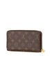 Louis Vuitton 100% Pvc Brown Louis Vuitton Monogram Zippy Wallet, Round Zipper Long Wallet M41895, Brown Fuchsia, Women's, LOUIS VUITTON One size - photo 2
