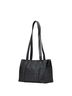 MCM 100% Pvc Black MCM Visetos Monogram Tote Bag, One-Shoulder Black PVC, Women's One size - photo 2