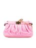 Fendi 100% Suede Pink Fendi Peekaboo Click Chain Shoulder Bag 8BP118 Pink Suede Women's FENDI One size - photo 1