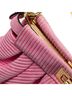 Fendi 100% Suede Pink Fendi Peekaboo Click Chain Shoulder Bag 8BP118 Pink Suede Women's FENDI One size - photo 7
