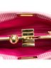 Fendi 100% Suede Pink Fendi Peekaboo Click Chain Shoulder Bag 8BP118 Pink Suede Women's FENDI One size - photo 8