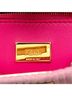 Fendi 100% Suede Pink Fendi Peekaboo Click Chain Shoulder Bag 8BP118 Pink Suede Women's FENDI One size - photo 9