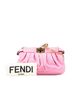 Fendi 100% Suede Pink Fendi Peekaboo Click Chain Shoulder Bag 8BP118 Pink Suede Women's FENDI One size - photo 11