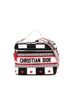 Christian Dior 100% Canvas Red White Black Christian Dior Dior Diora Mall Vanity Bag, Handbag, 2-Way, Black, White, Red, Canvas, Women's, One size - photo 1