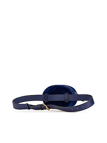 Gucci Gucci GG Marmont Quilted Body Bag/Waist Bag 95/38 476434 Blue Velvet Men's GUCCI (view 2)