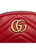 Gucci 100% Leather Red Gucci GG Marmont body bag/waist bag 476434 red leather women's GUCCI One size - photo 4