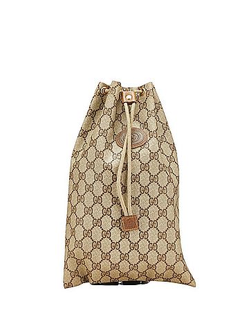 Gucci Gucci GG Supreme Old Clutch Bag 97.19.303 Brown Leather Women's GUCCI (view 1)