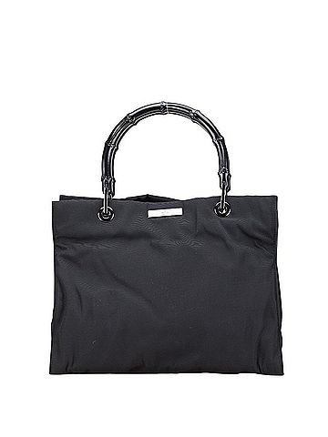 Gucci Gucci Bamboo Handbag 002 1016 Black Nylon Women's GUCCI (view 1)