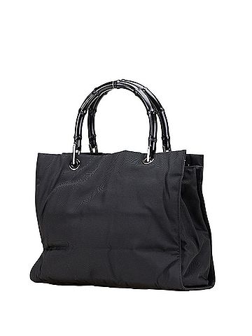 Gucci Gucci Bamboo Handbag 002 1016 Black Nylon Women's GUCCI (view 2)