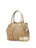 Gucci Tan Gold Gucci GG Canvas Handbag/Shoulder Bag 2WAY 285730 Beige Champagne Gold Leather Women's GUCCI One size - photo 2