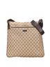 Gucci Tan Brown Gucci GG Canvas Shoulder Bag 122791 Beige Brown Leather Women's GUCCI One size - photo 1