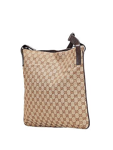 Gucci Gucci GG Canvas Shoulder Bag 122791 Beige Brown Leather Women's GUCCI (view 2)