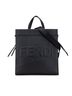 Fendi 100% Leather Black FENDI Go-To Shopper M-size Tote/Shoulder Bag, 2-Way, 7VA583, Black Leather, Women's One size - photo 1
