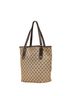 Gucci Tan Gucci GG Canvas Shoulder Bag Tote 153009 Beige Brown Leather Women's GUCCI One size - photo 2