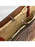 Christian Louboutin 100% Leather Tan Brown Christian Louboutin 1215220 Tote Bag Loubishore Basket Shoulder Raffia Leather Women's Beige G-240310-1 One size - photo 10