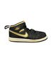 Nike 100% Leather Color Block Multi Color Sneaker Kids Air Jordan 1 Mid SE DQ8425-071 Multicolor Basketball Size 10 Size 10 (kids) - photo 1