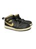 Nike 100% Leather Color Block Multi Color Sneaker Kids Air Jordan 1 Mid SE DQ8425-071 Multicolor Basketball Size 10 Size 10 (kids) - photo 3