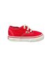 Vans 100% Fabric Solid Red Sneaker Kids Vans Authentic Toddler 721356 Red Casual Size 5 Size 5 (baby) - photo 1