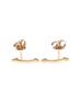 Tiffany 100% 18k Pink Gold Pink Tiffany Tiffany T Smile Earrings No Stone Pink Gold (18K) Stud Earrings Pink Gold One size - photo 9