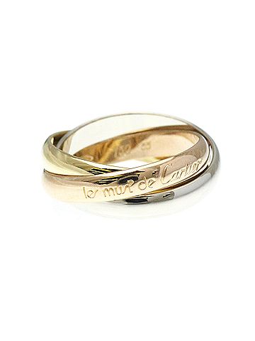Cartier Cartier Trinity Yellow Gold (18K),Pink Gold (18K),White Gold (18K) Fashion No Stone Band Ring Gold (view 1)