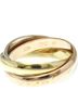 Cartier Gold Toned Cartier Trinity Yellow Gold (18K),Pink Gold (18K),White Gold (18K) Fashion No Stone Band Ring Gold One size - photo 7