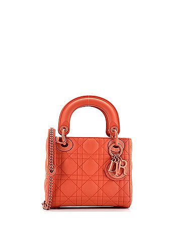 Christian Dior Ultra Matte Lady Dior Chain Bag Cannage Quilt Calfskin Mini (view 1)